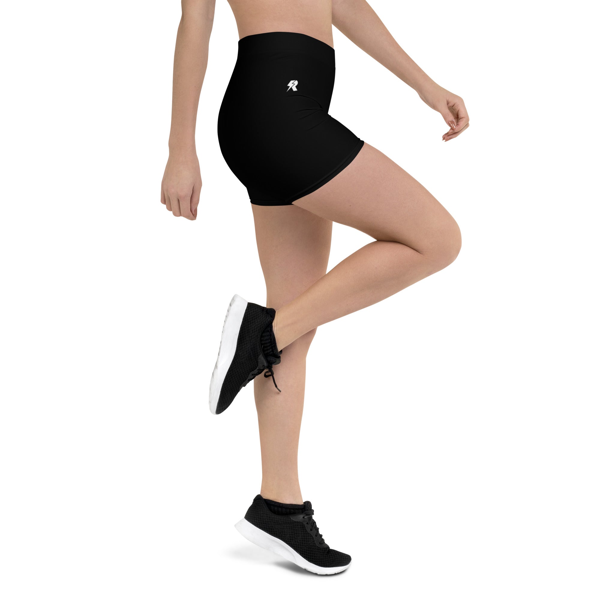 Basic Black Logo Shorts